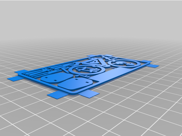 Christmas Bike kit Card