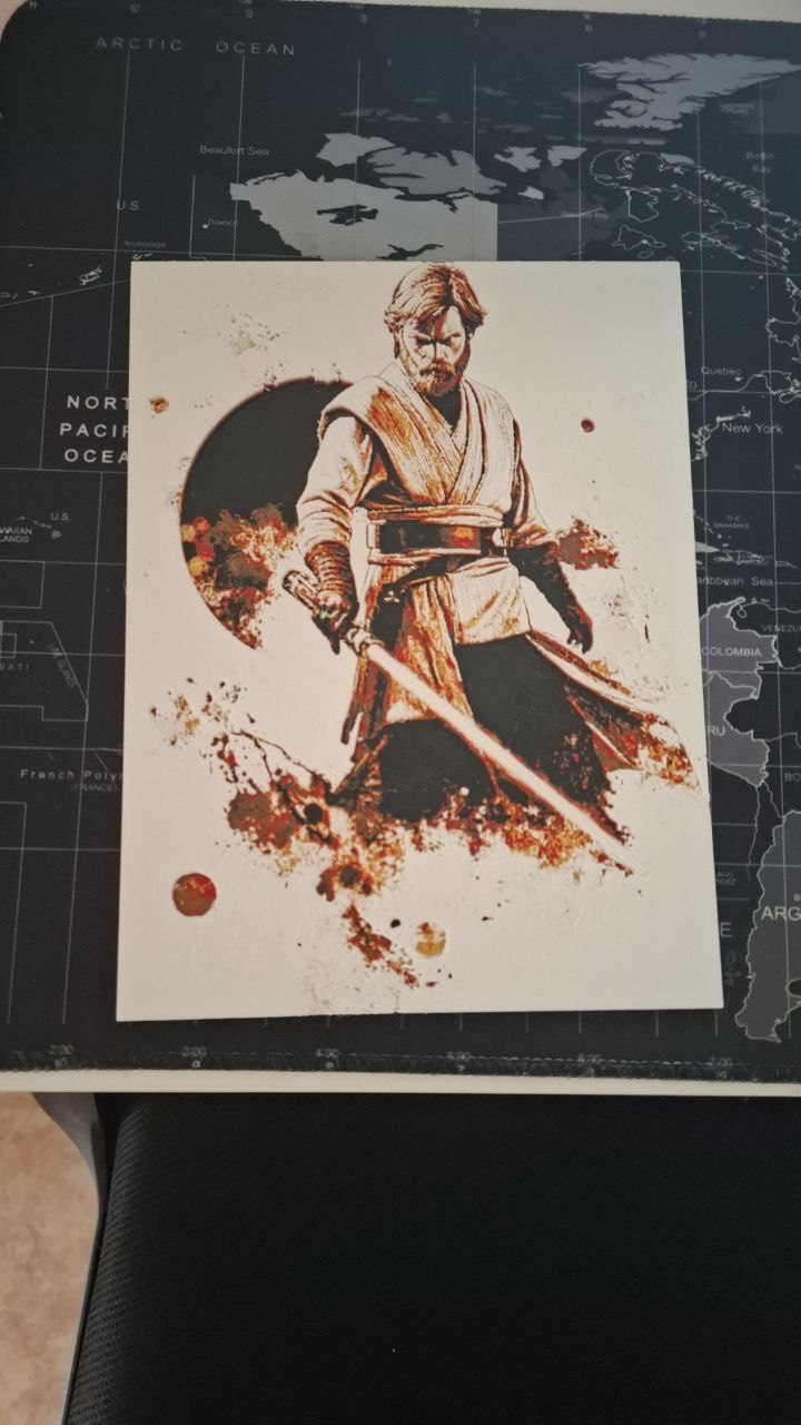 Obi Wan Kenobi hueforge