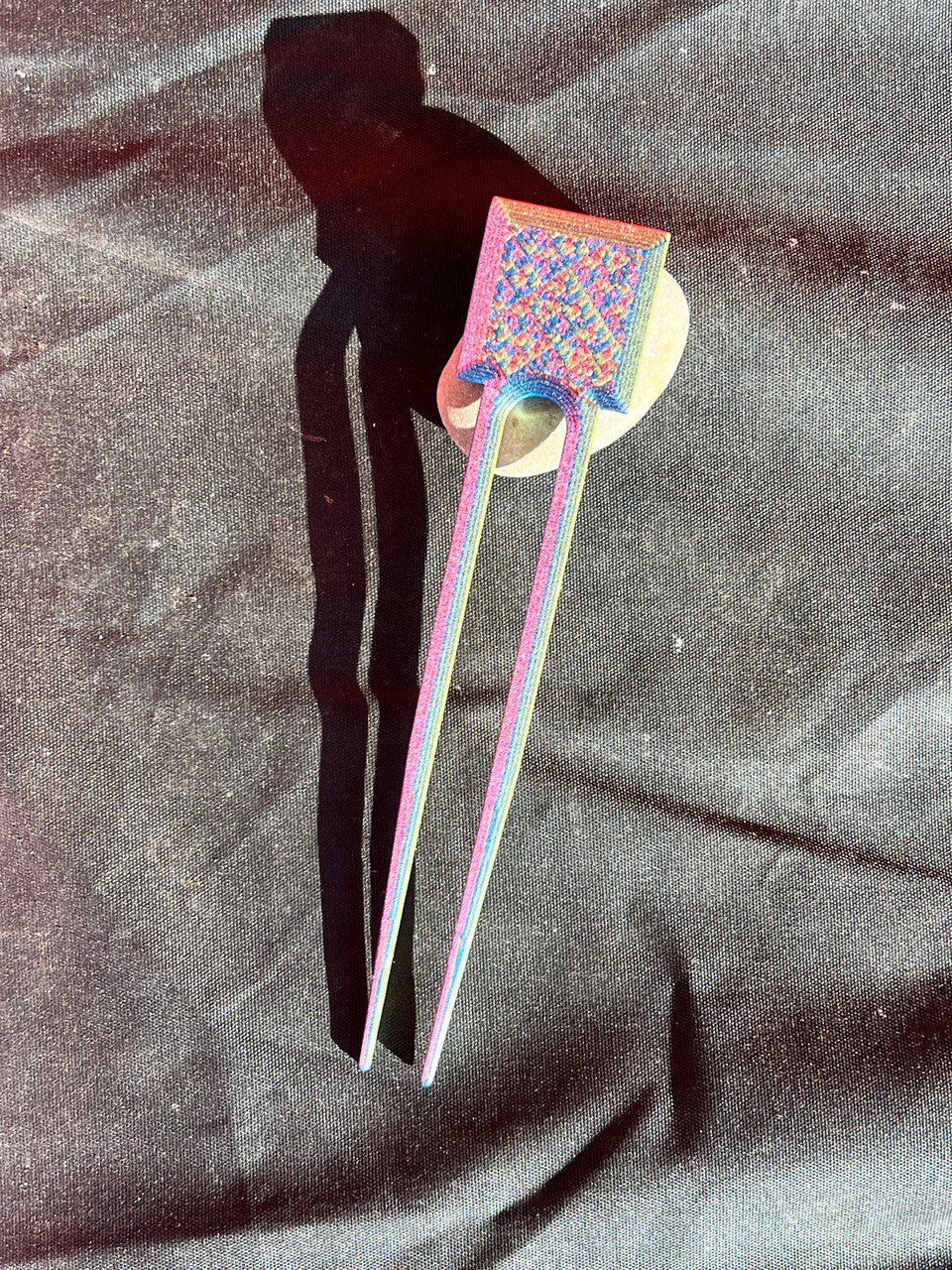 hair sticks, basic geometric shapes