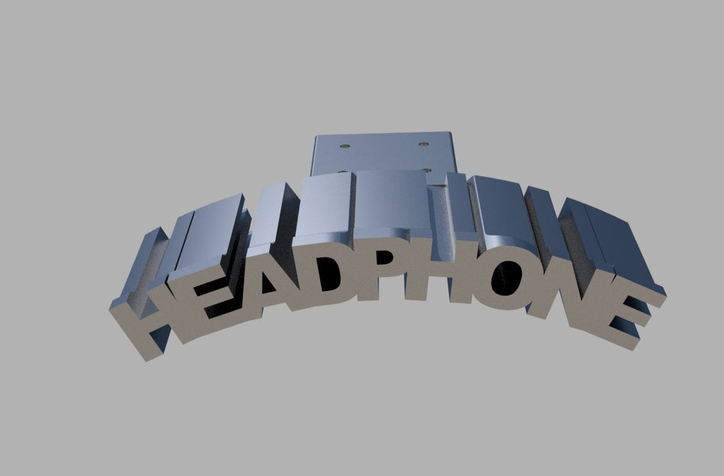 Headphone Holder for unter desk mount