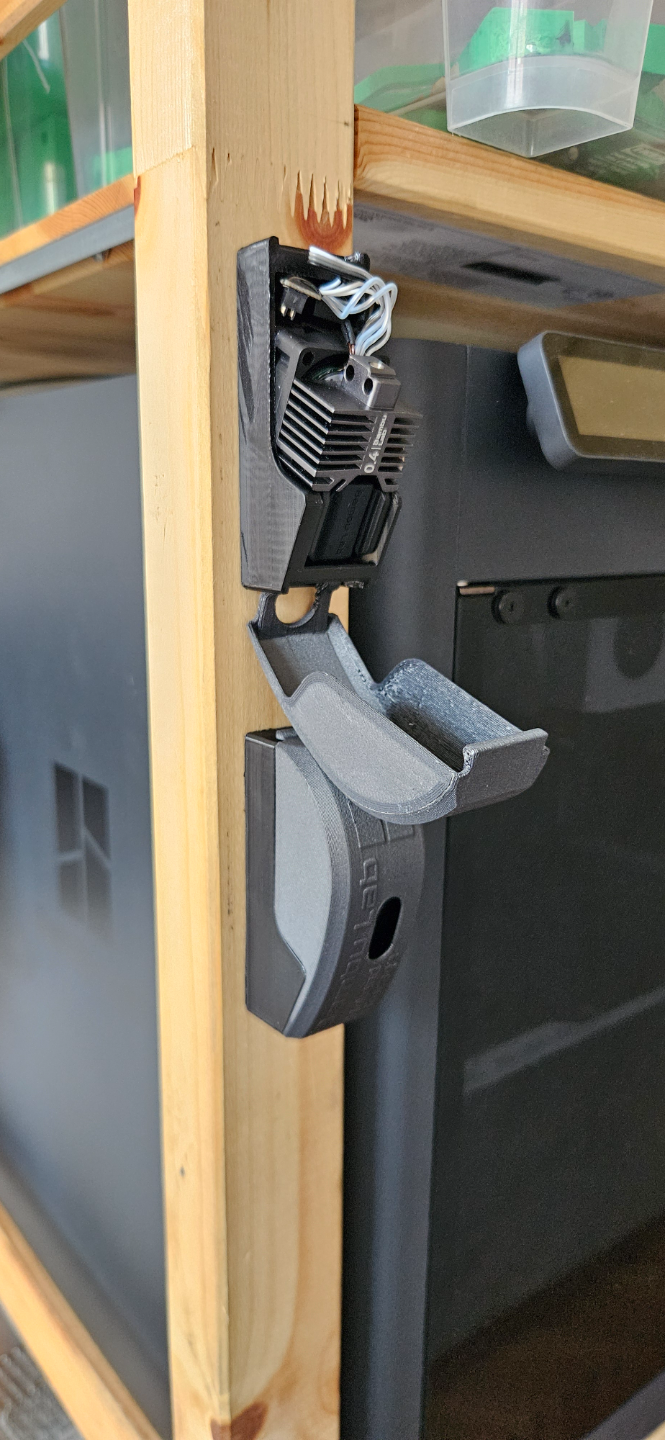 Hotend Storage P1/X1 - Wall mount for quick change