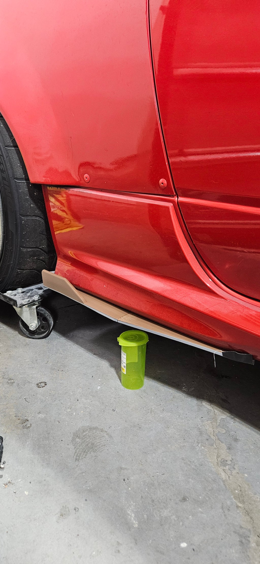 Side skirt canard universal