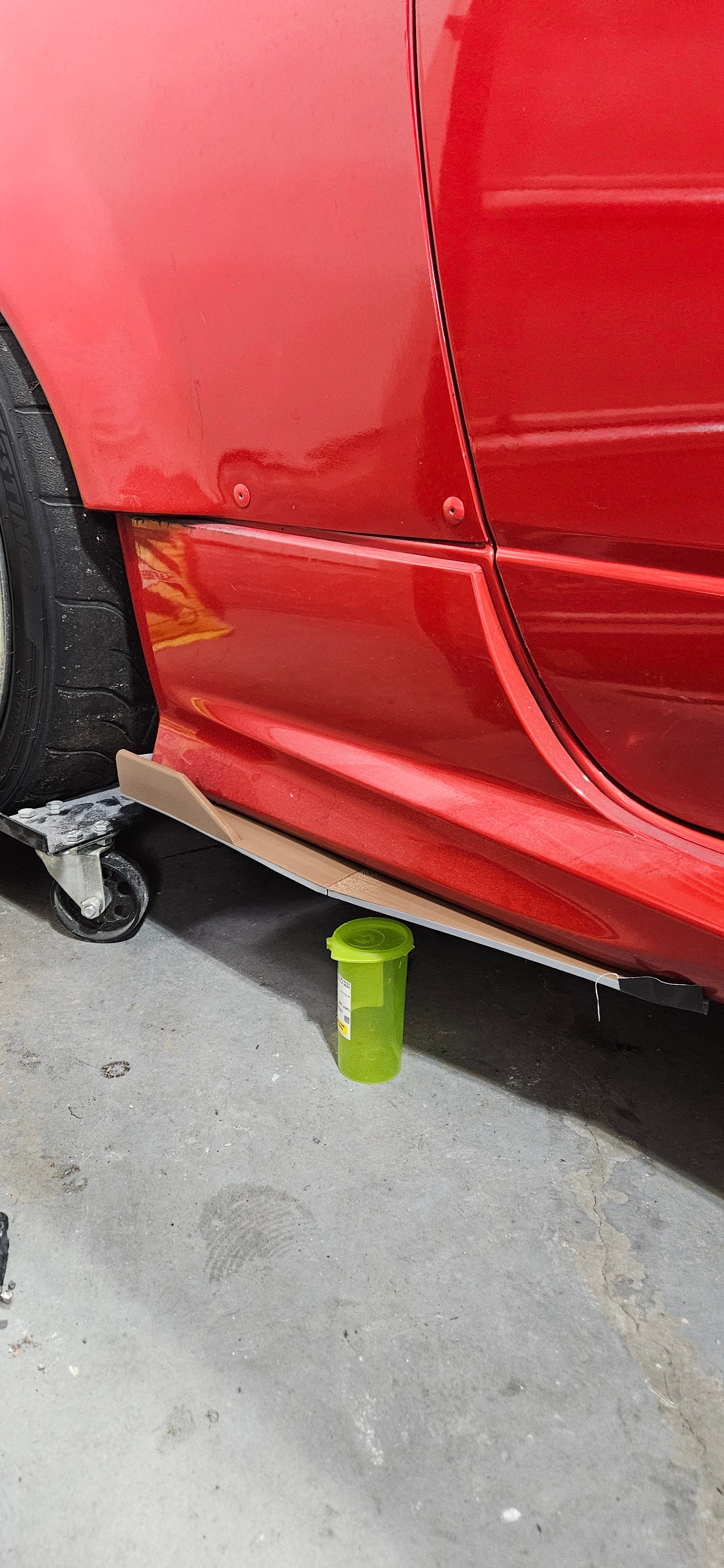 Side skirt canard universal