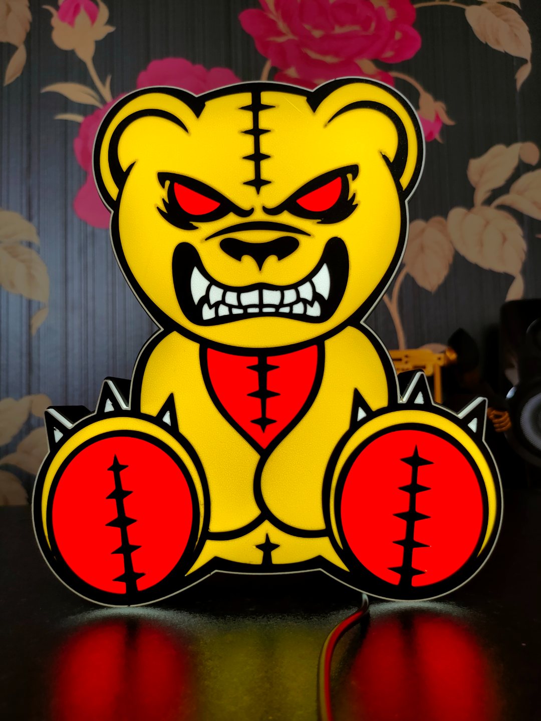 Horror Teddy Light Box