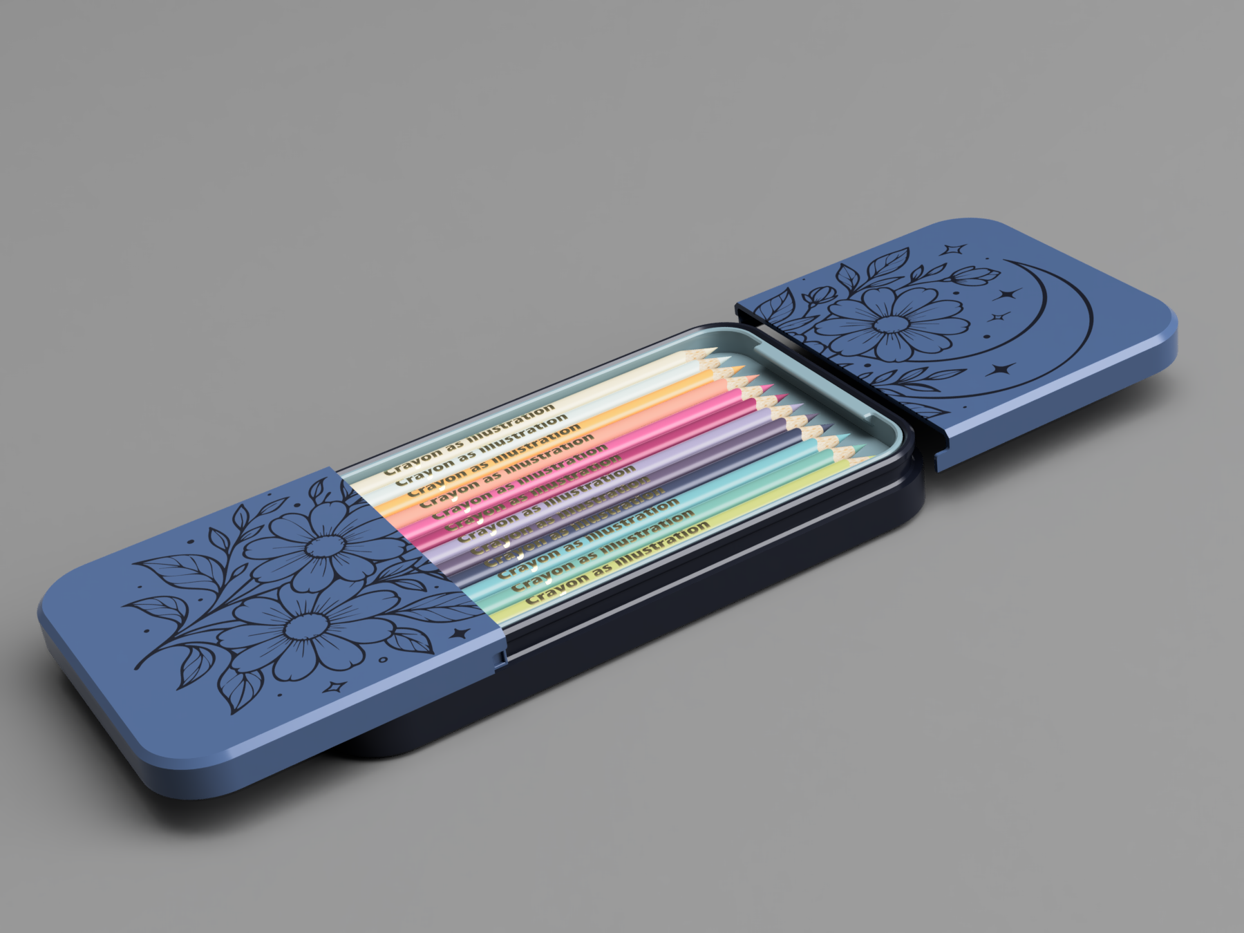Box for Crayons and Pencils