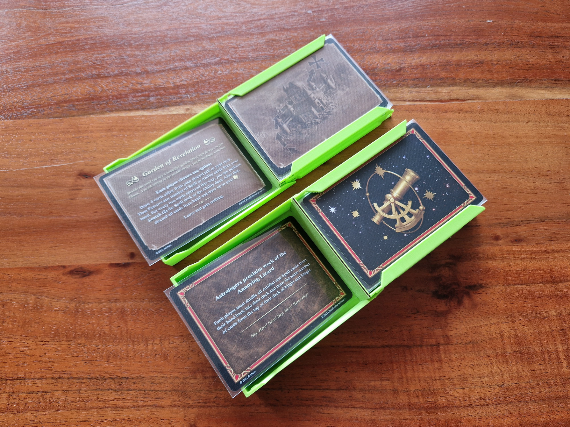 Card boxes for Heroes 3 Board Game Insert
