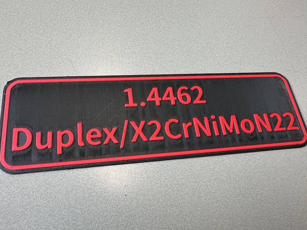 Regalschild Materialbeschriftung