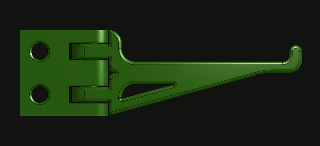 Screw Mount Hinged Hook [Requested Remix] (Swivel)