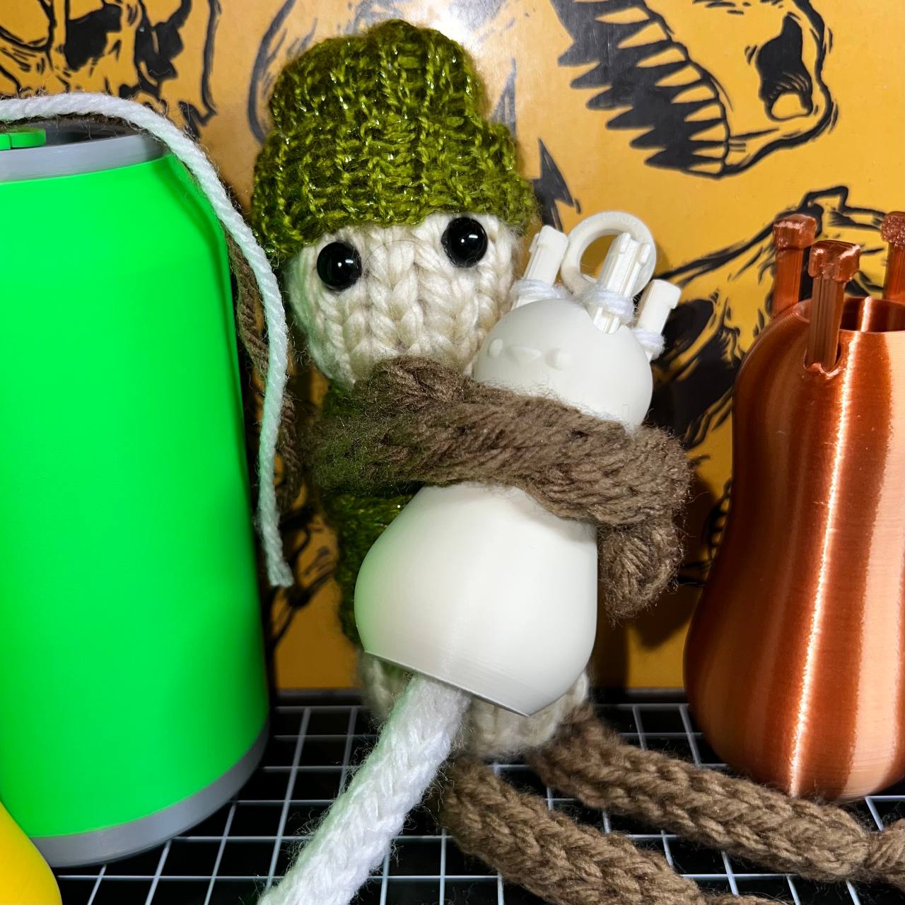 Mini Knitting Doll