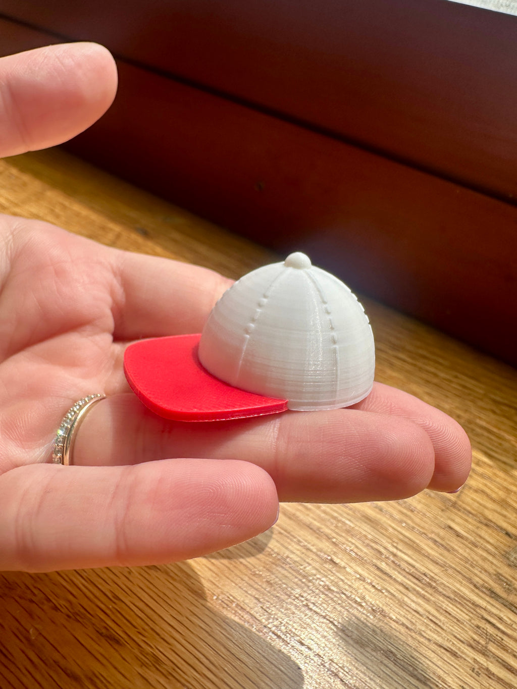 Tiny Baseball Hat/ Baseball Cap for Broken Prints
