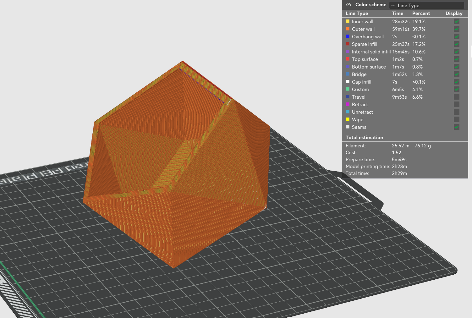 Icosahedron (d20) container