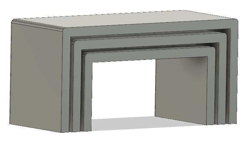 Stackable Shelves Shelf Set for Displays
