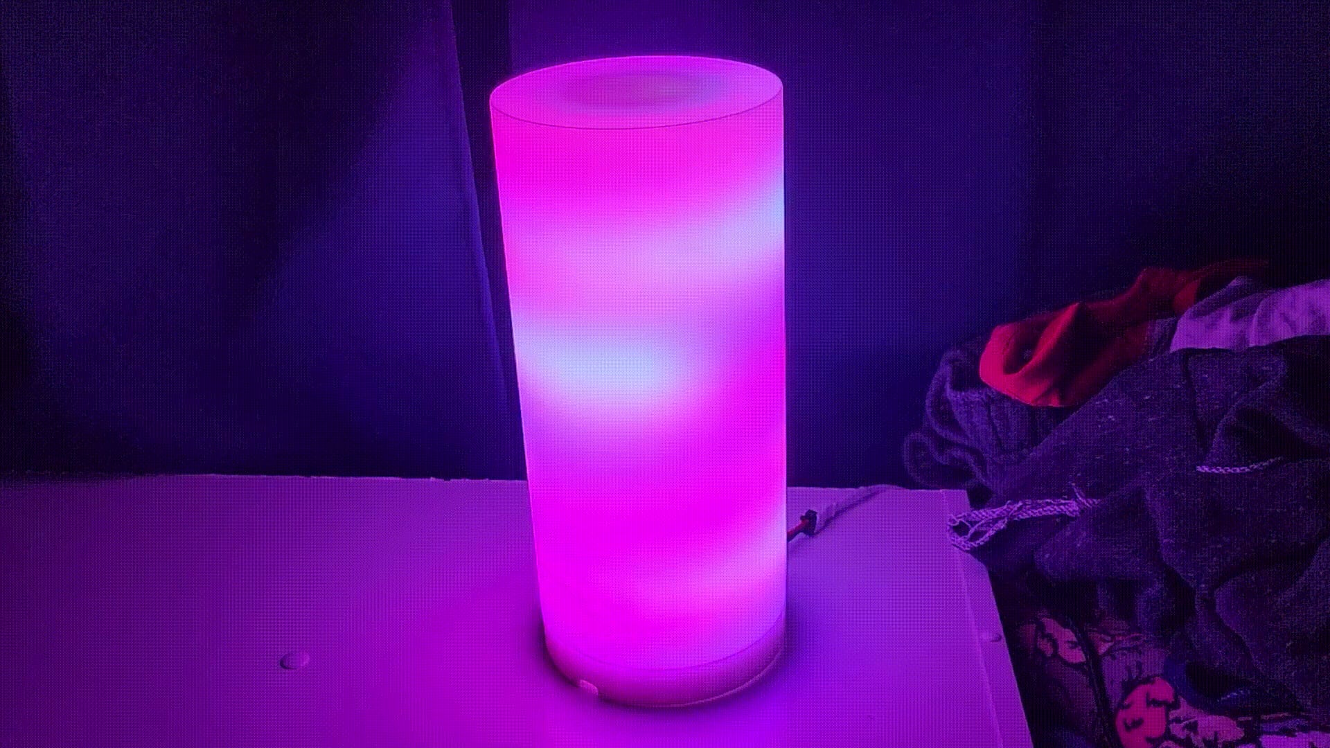 Smooth Cylinder Lamp for LED Strip Lights