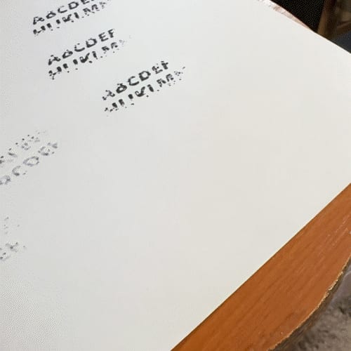 Semi-automatic stamp