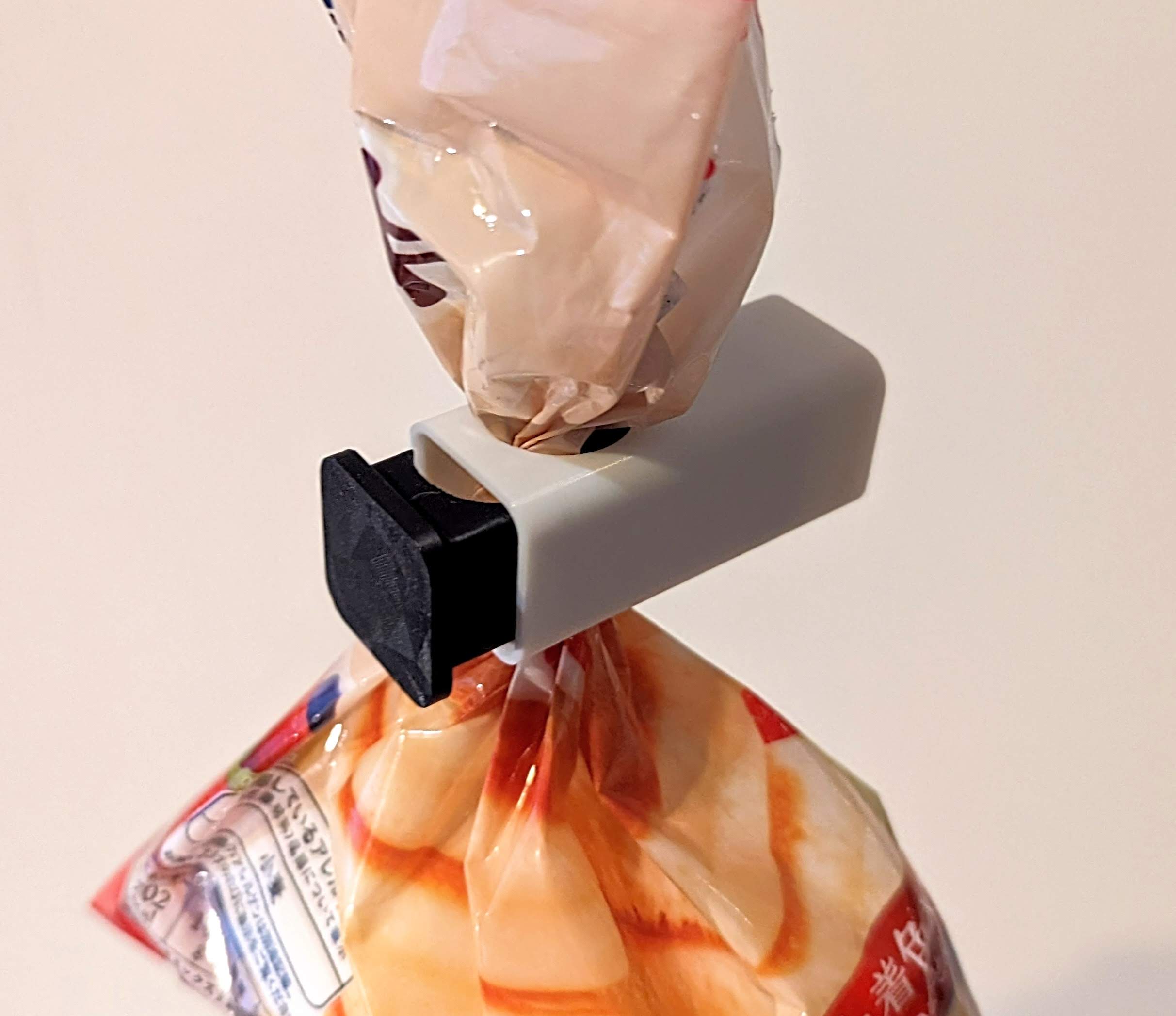Bag Clip with Printed Springs