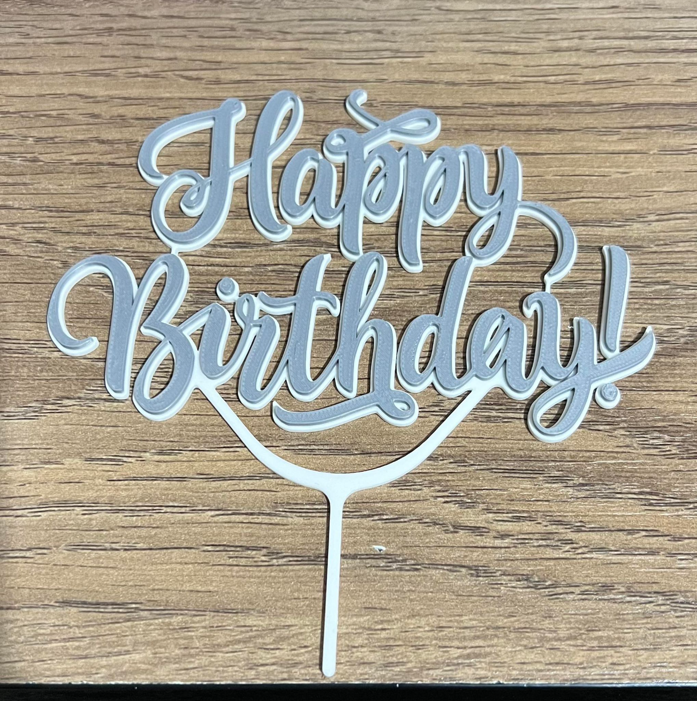 Happy Birthday Cake Topper