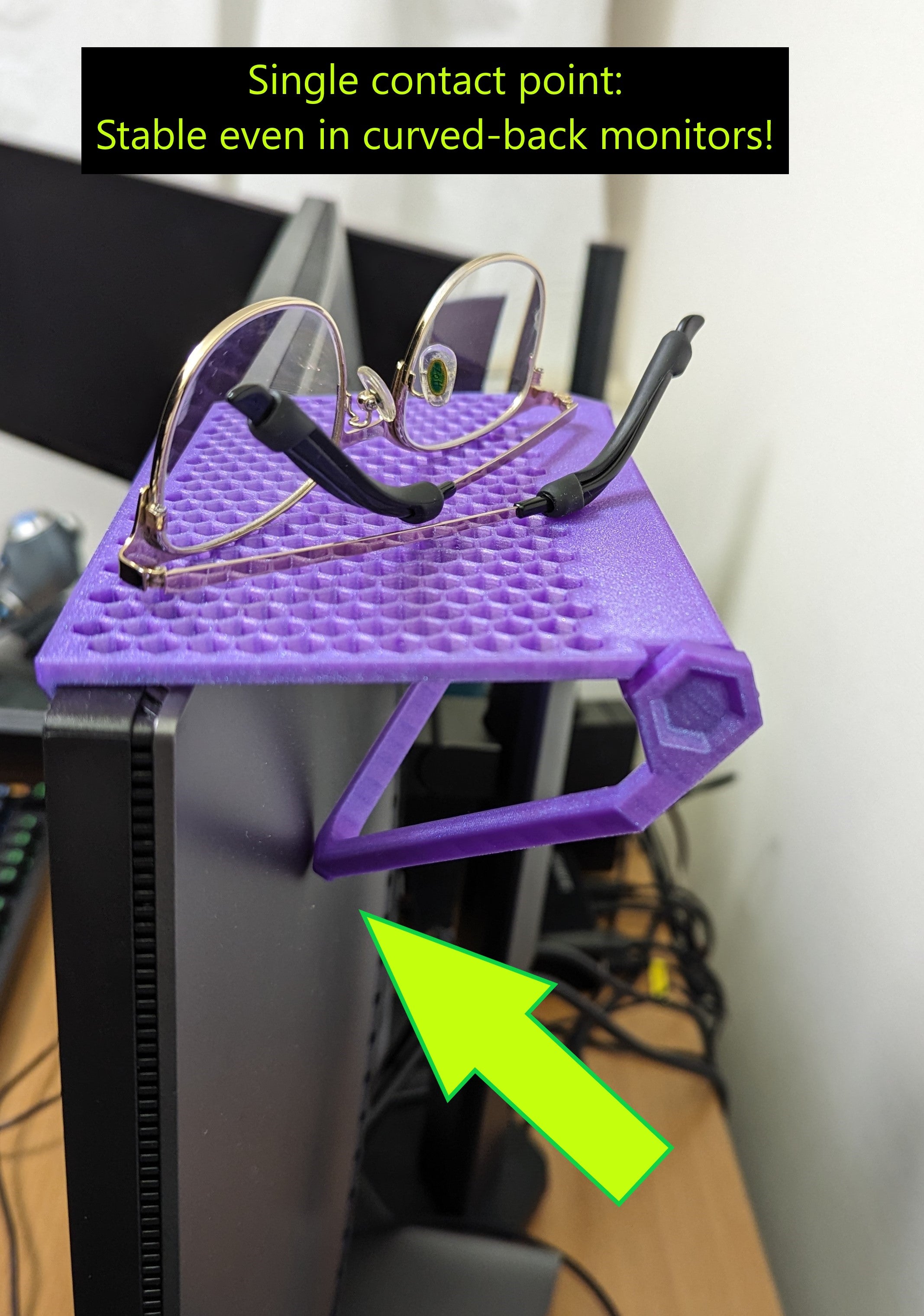 Adjustable Monitor Shelf (Fits Any Display)