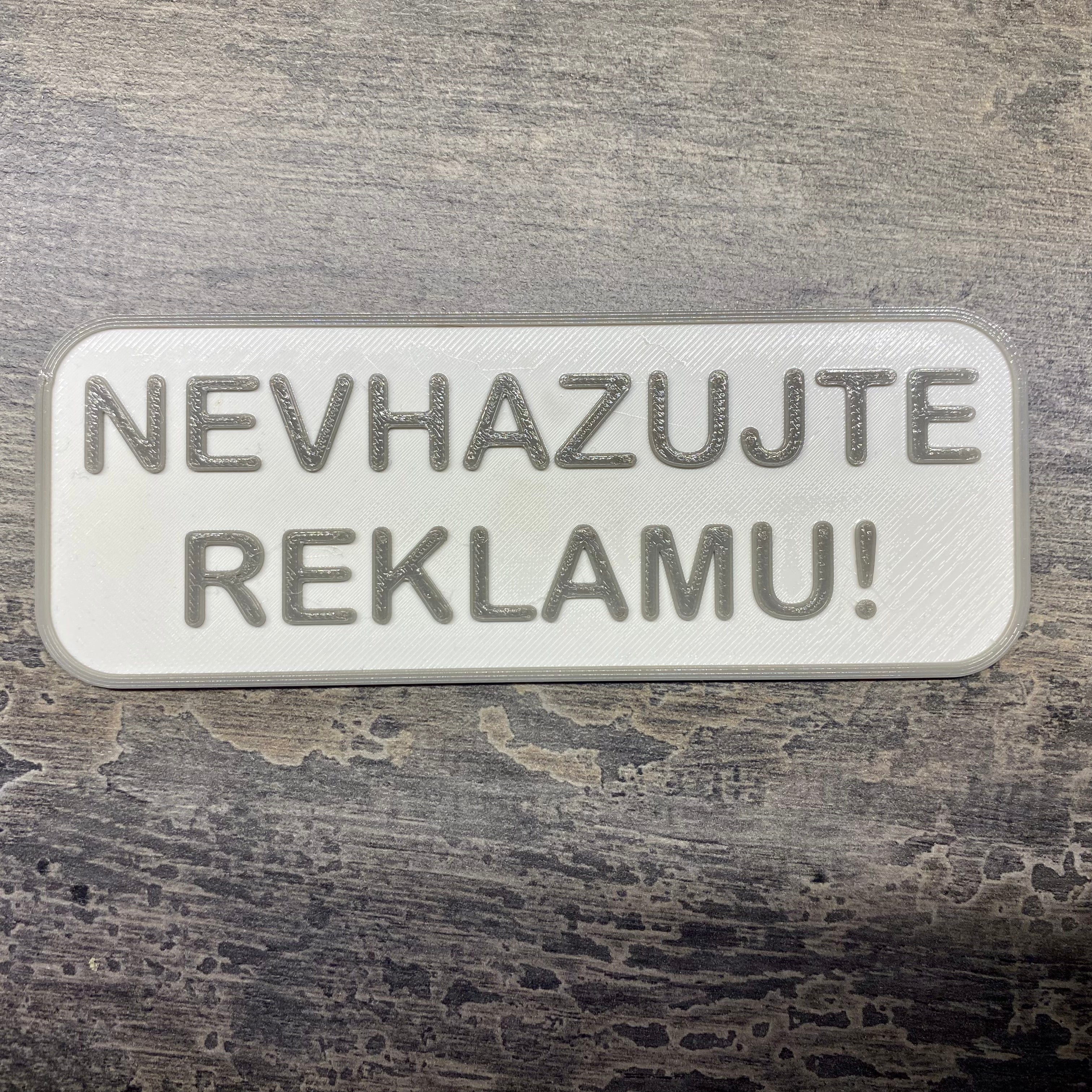 No-Junk-Mail Mailbox Sign