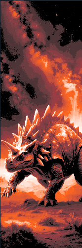 Set of 3 Dinosaur Bookmarks (Hueforge)