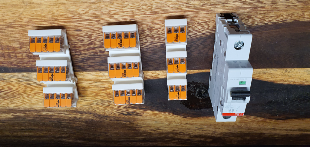 wago DIN-RAIL Clamps / Klemmen 11 mm and 13 mm