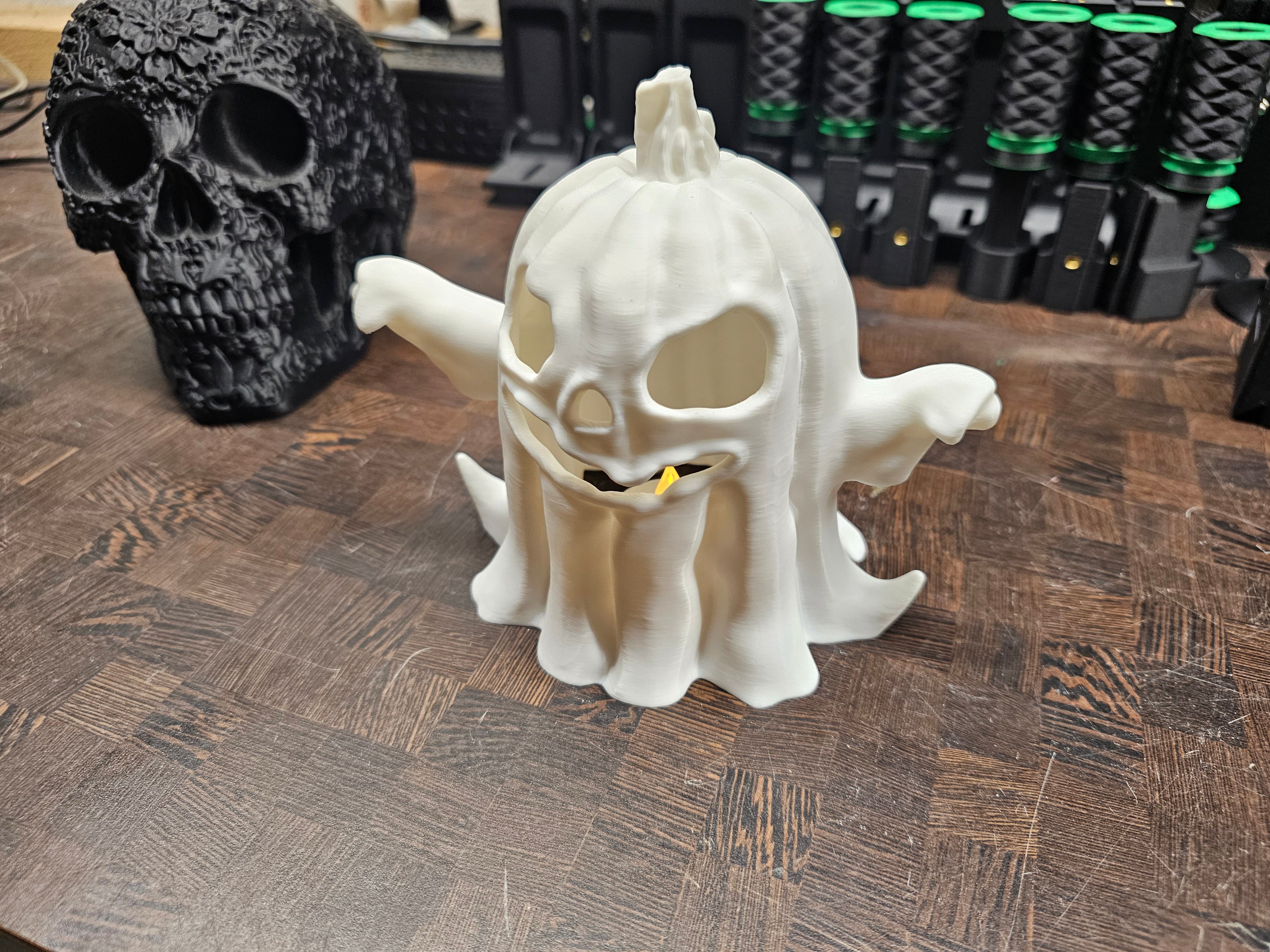 Pumpkin Ghost Lantern