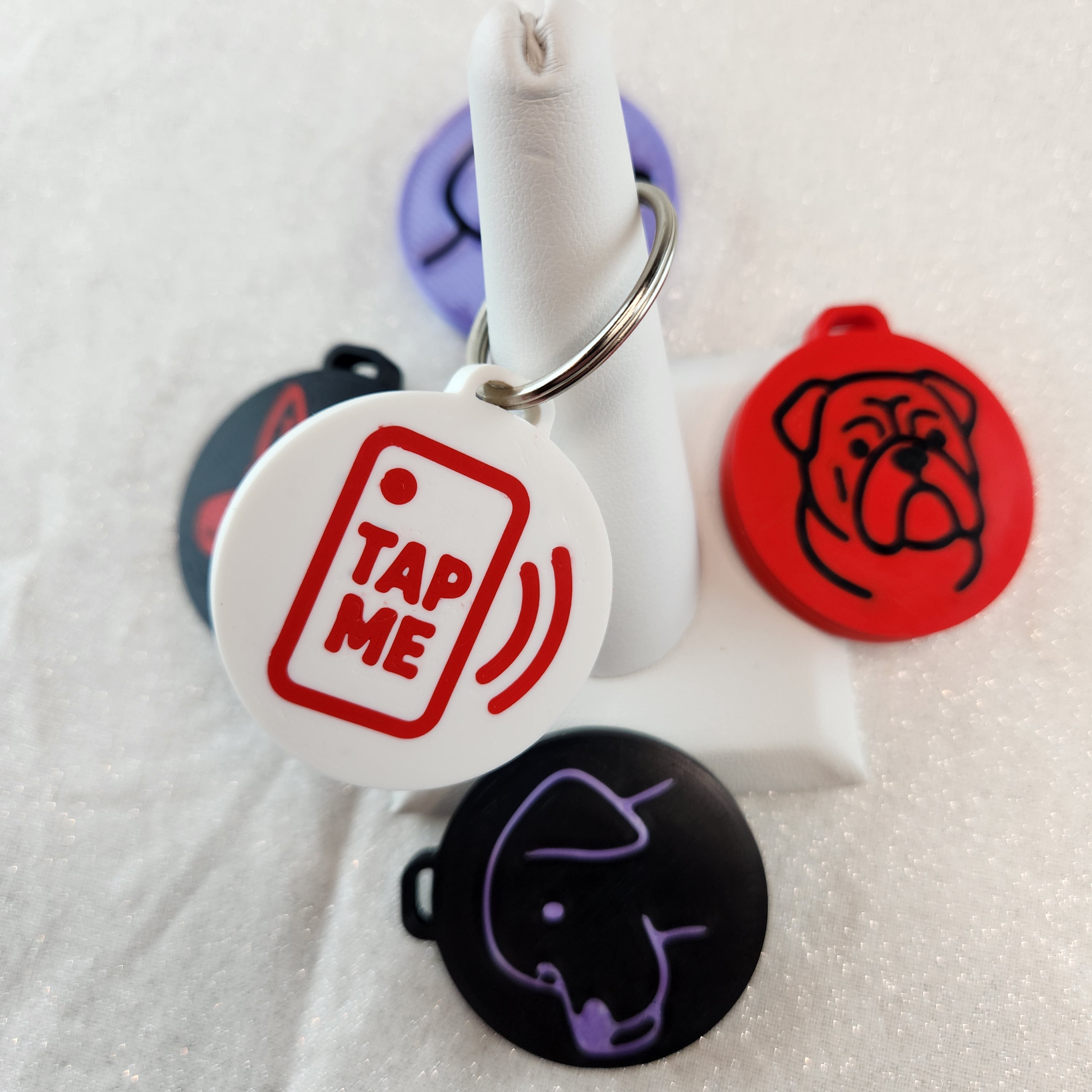 NFC Dog Tag 5 Dog Set for Commercial Use