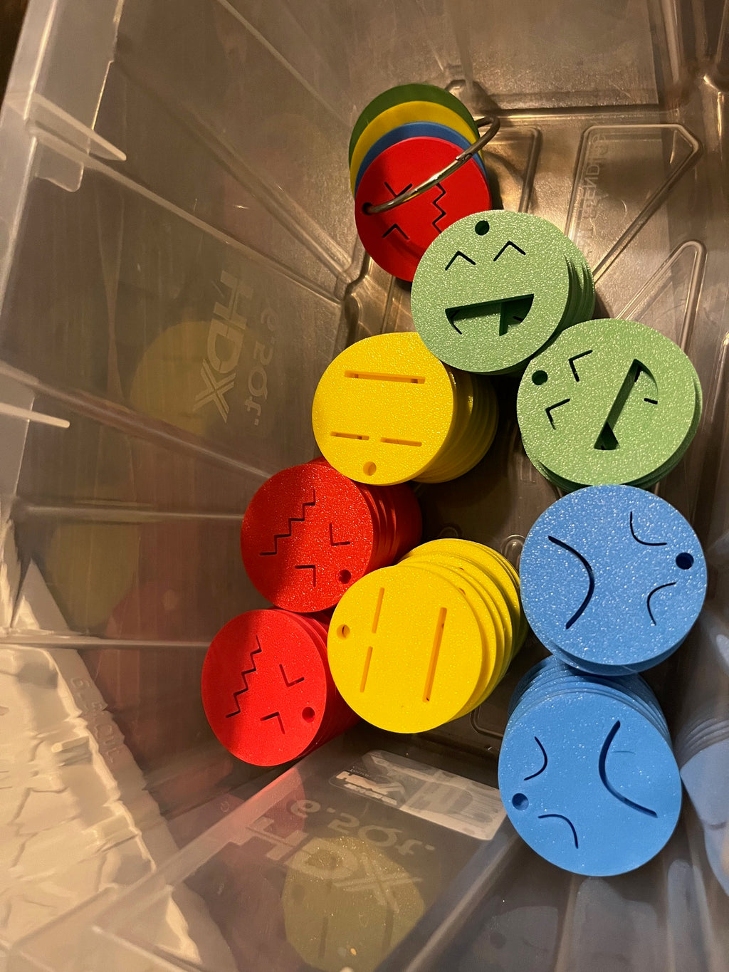 Zones of Regulation Emotion Tokens - Coins