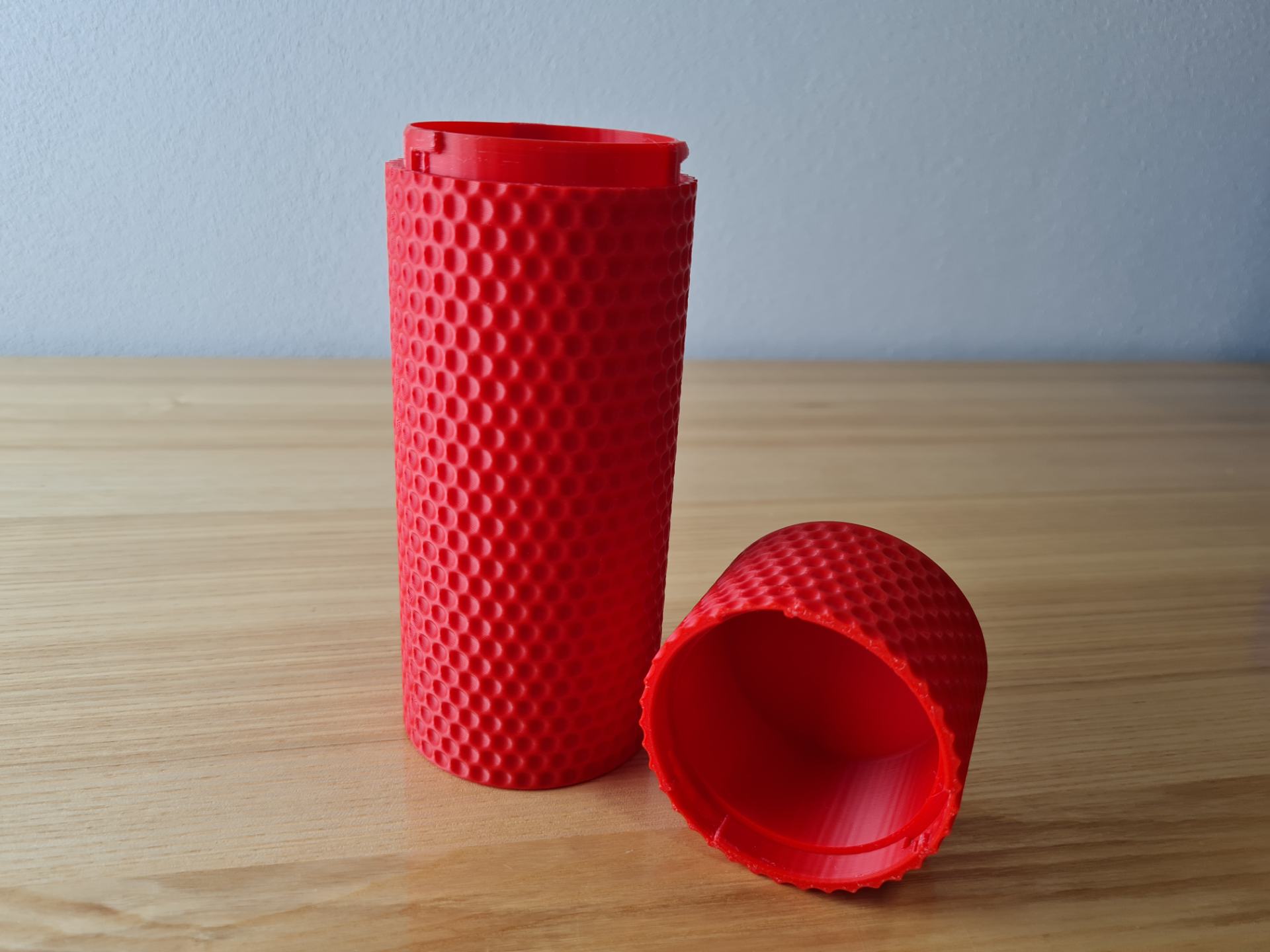 Golf ball surface container /box