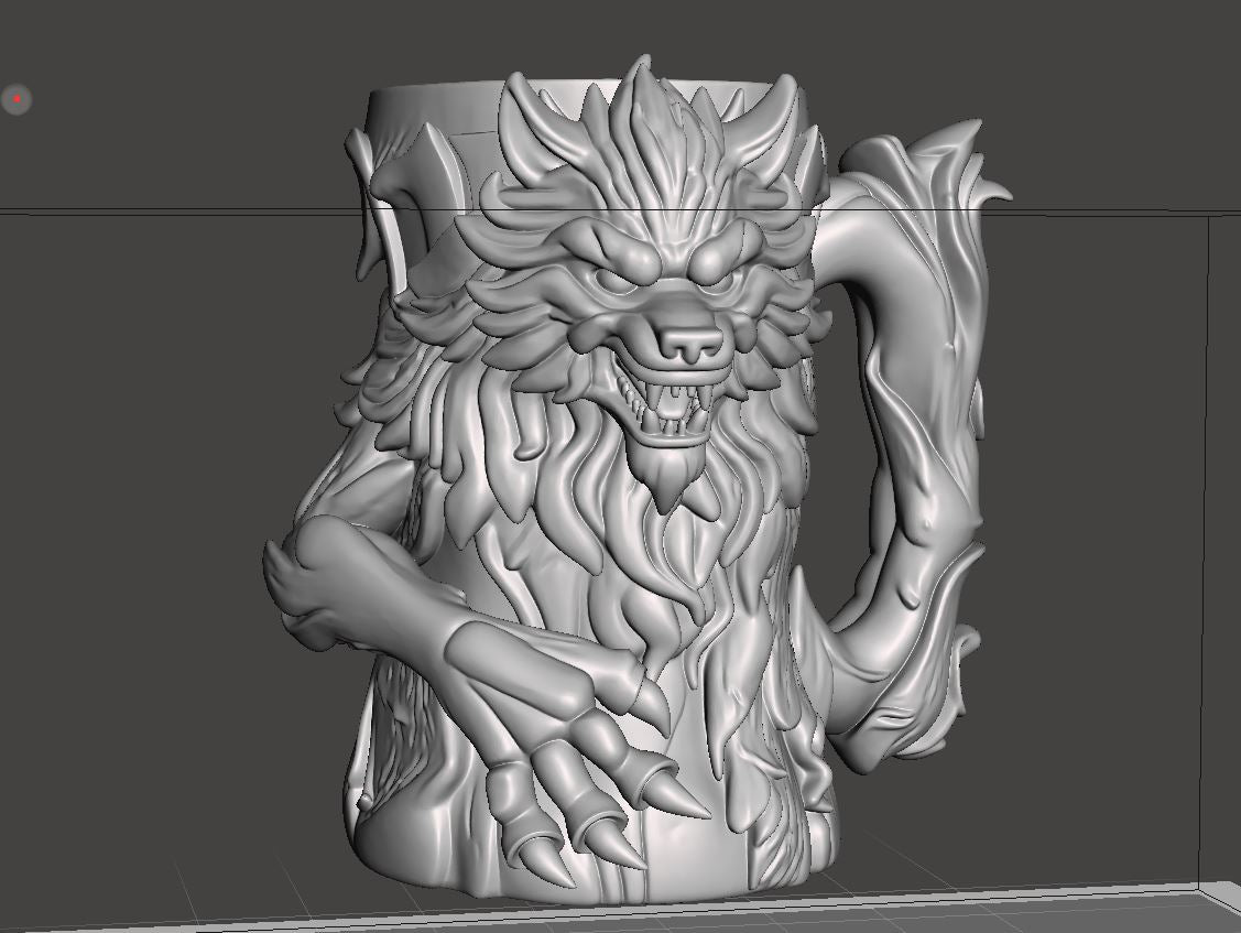 Werewolf Can Holder / Beer mug