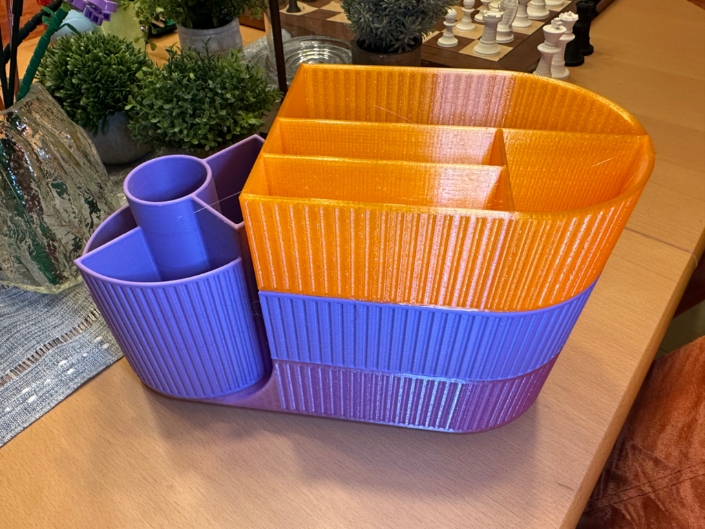 Makeup Organizer with Carousel and Multiple Tiers