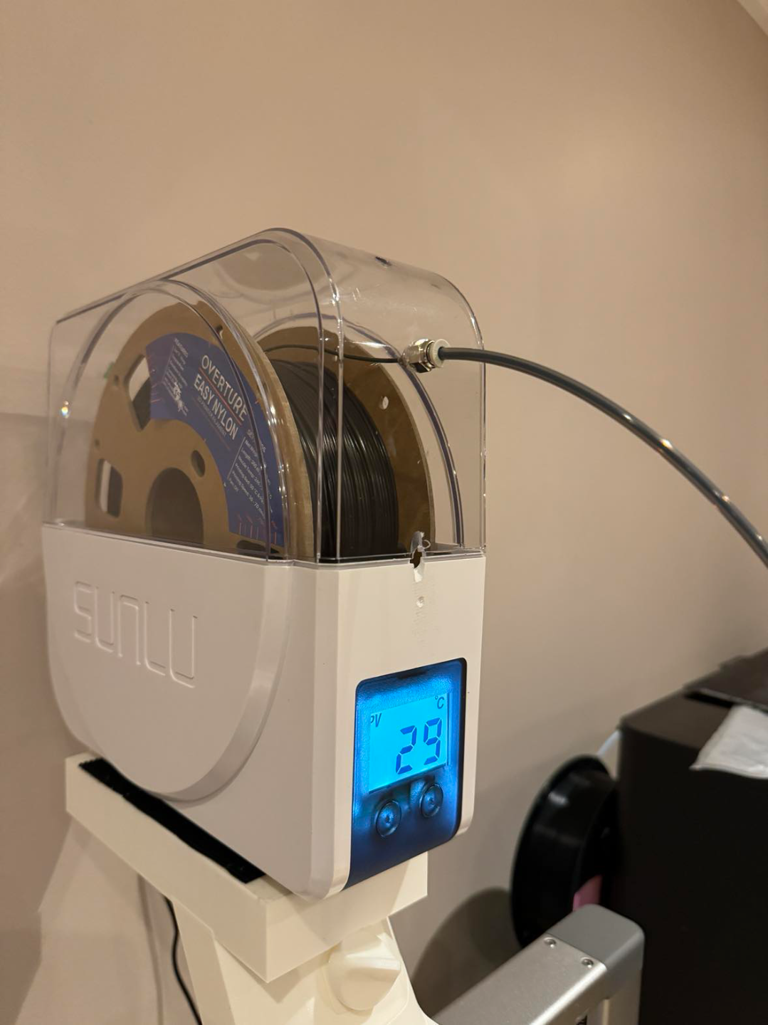 Bambulab A1 lite Drier Mount attachment to be used in conjunction with the AMS lite mount