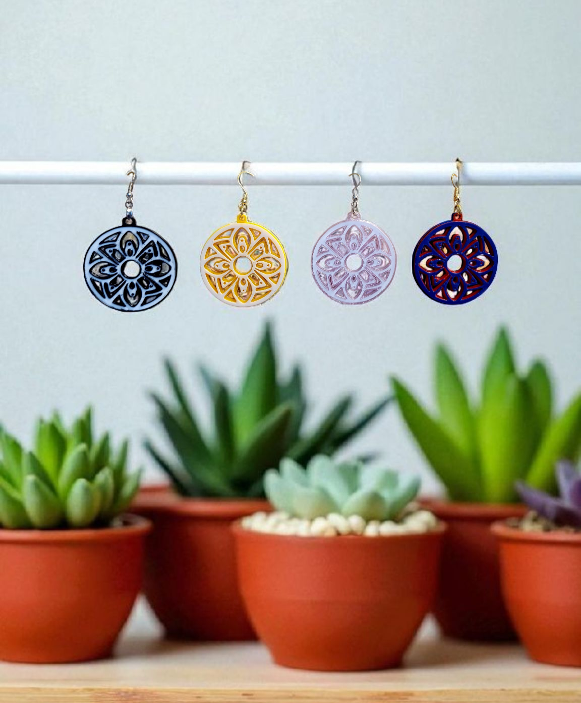 Chic Boho Earrings and Pendant