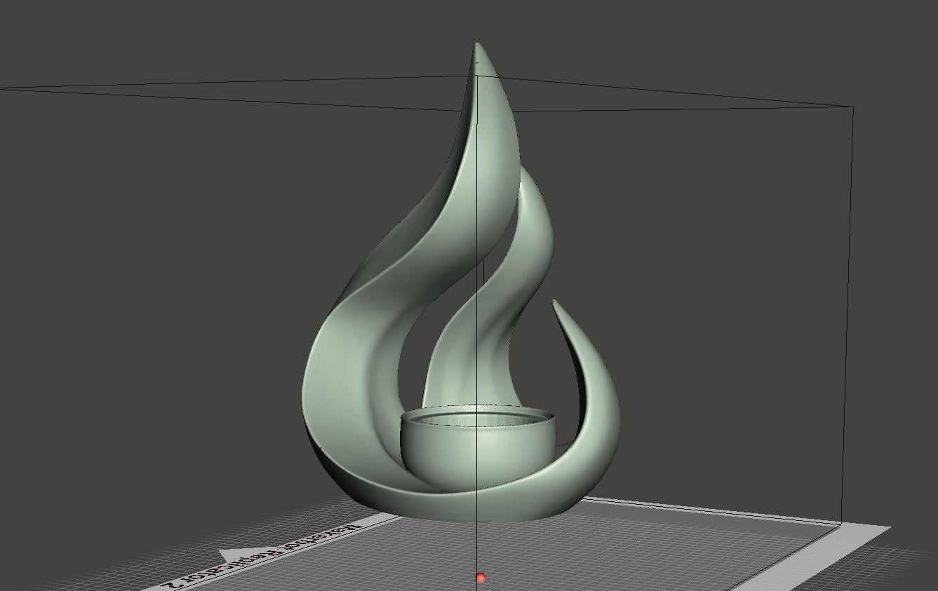 Wild Flame - LED tea light holder - no supports