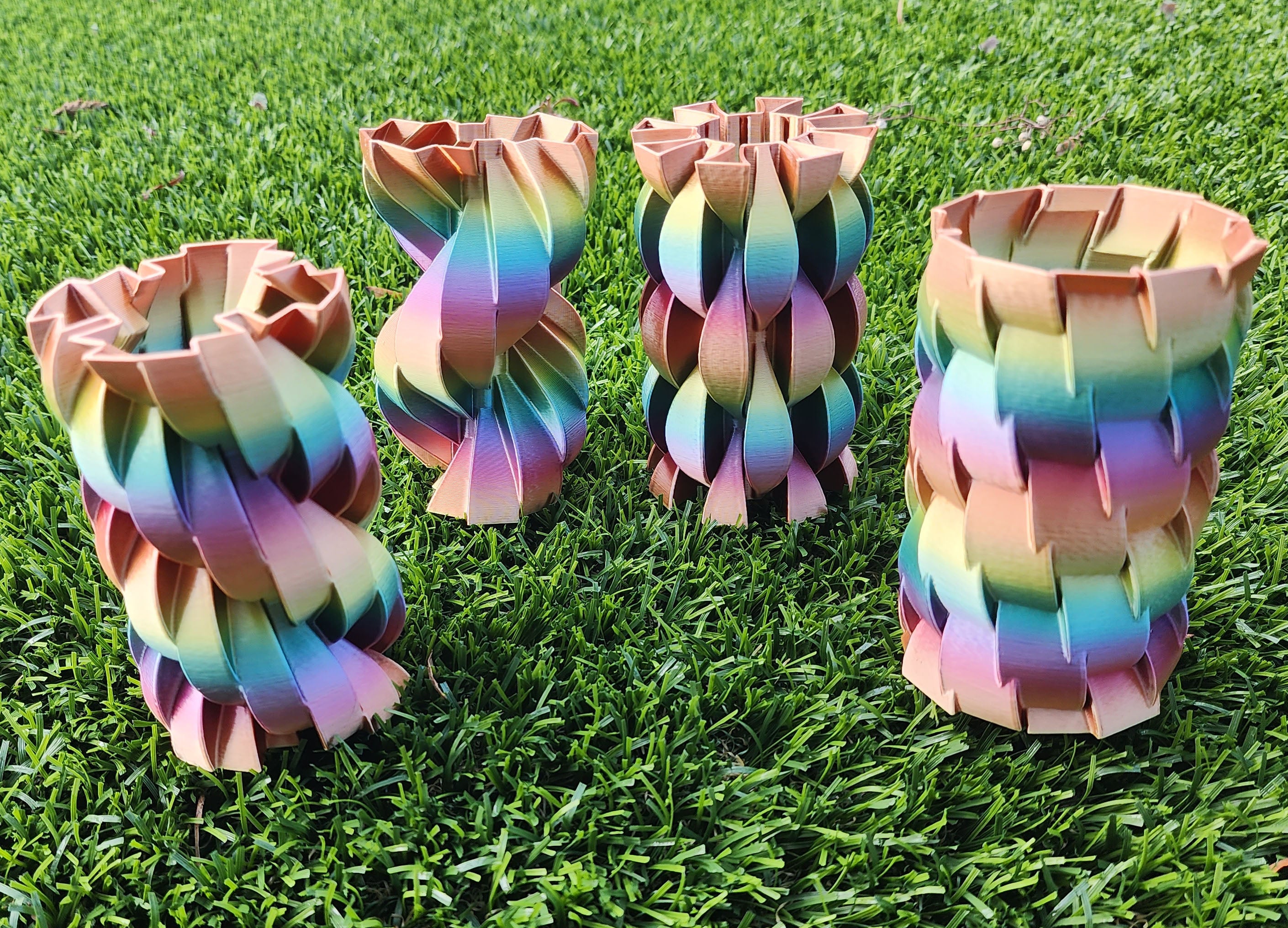 ᛥ Ribbon Spiral Vase Collection ᛥ