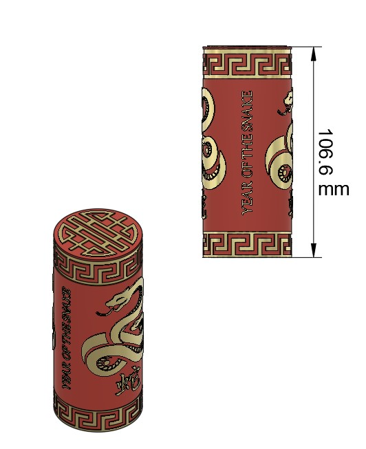Year of the Snake - Puzzle Box