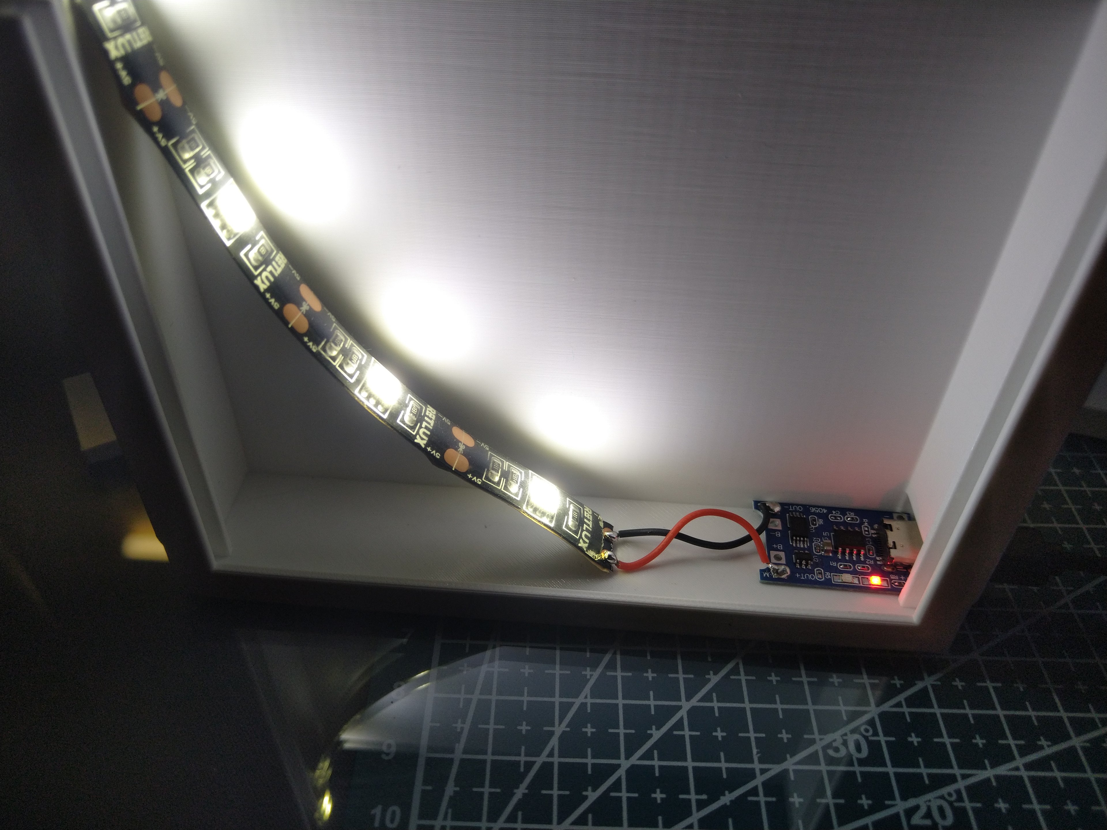 Lithopane Frame Box V3 for LED STRIP