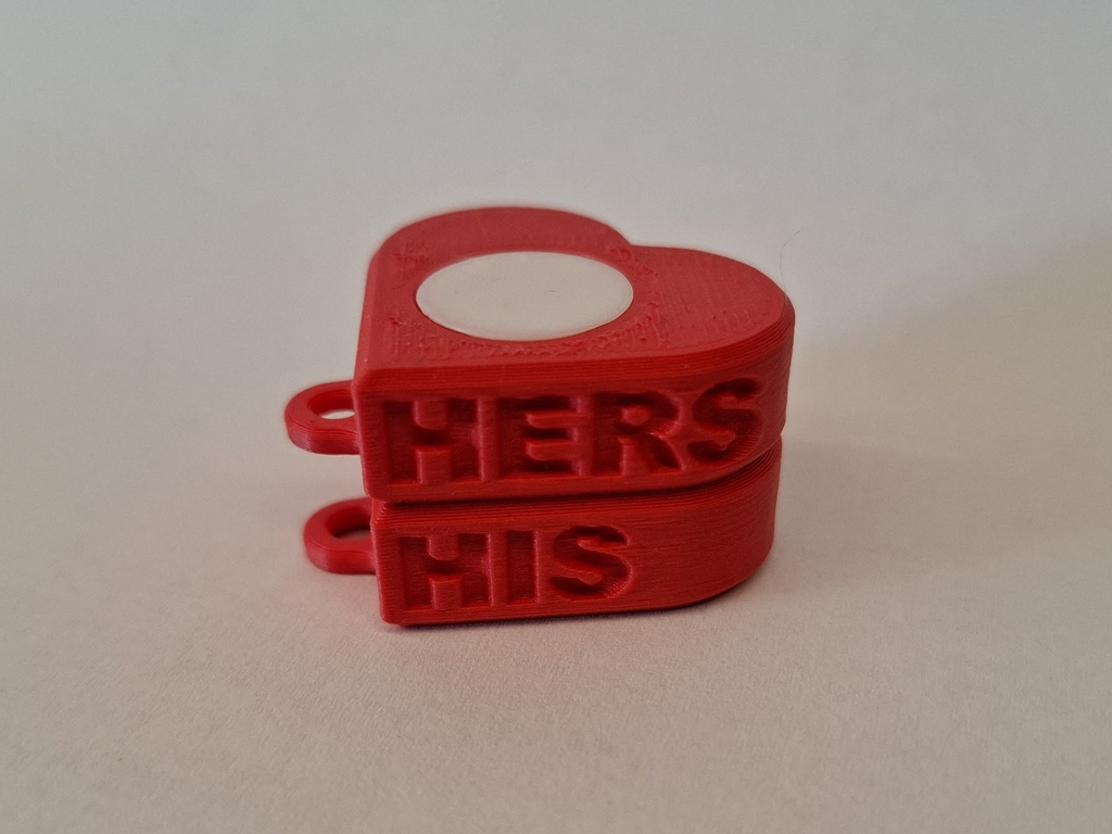 Valentine's Day heart-shaped bolt & nut couple