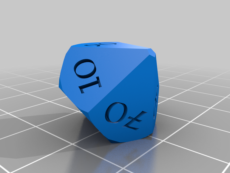 D&D dice set