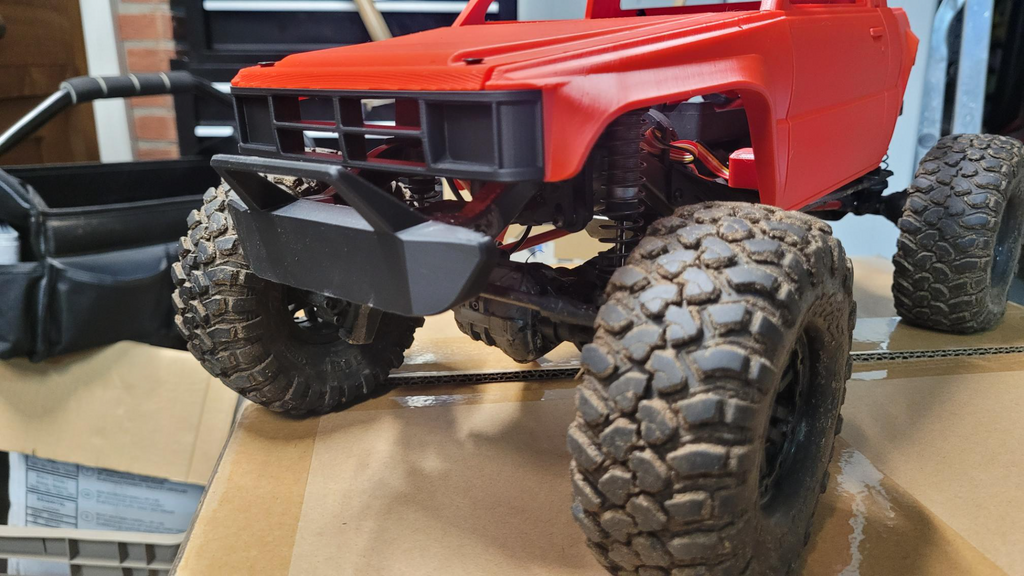 RC Bumpershort TRX4/axial Jeep model Remix