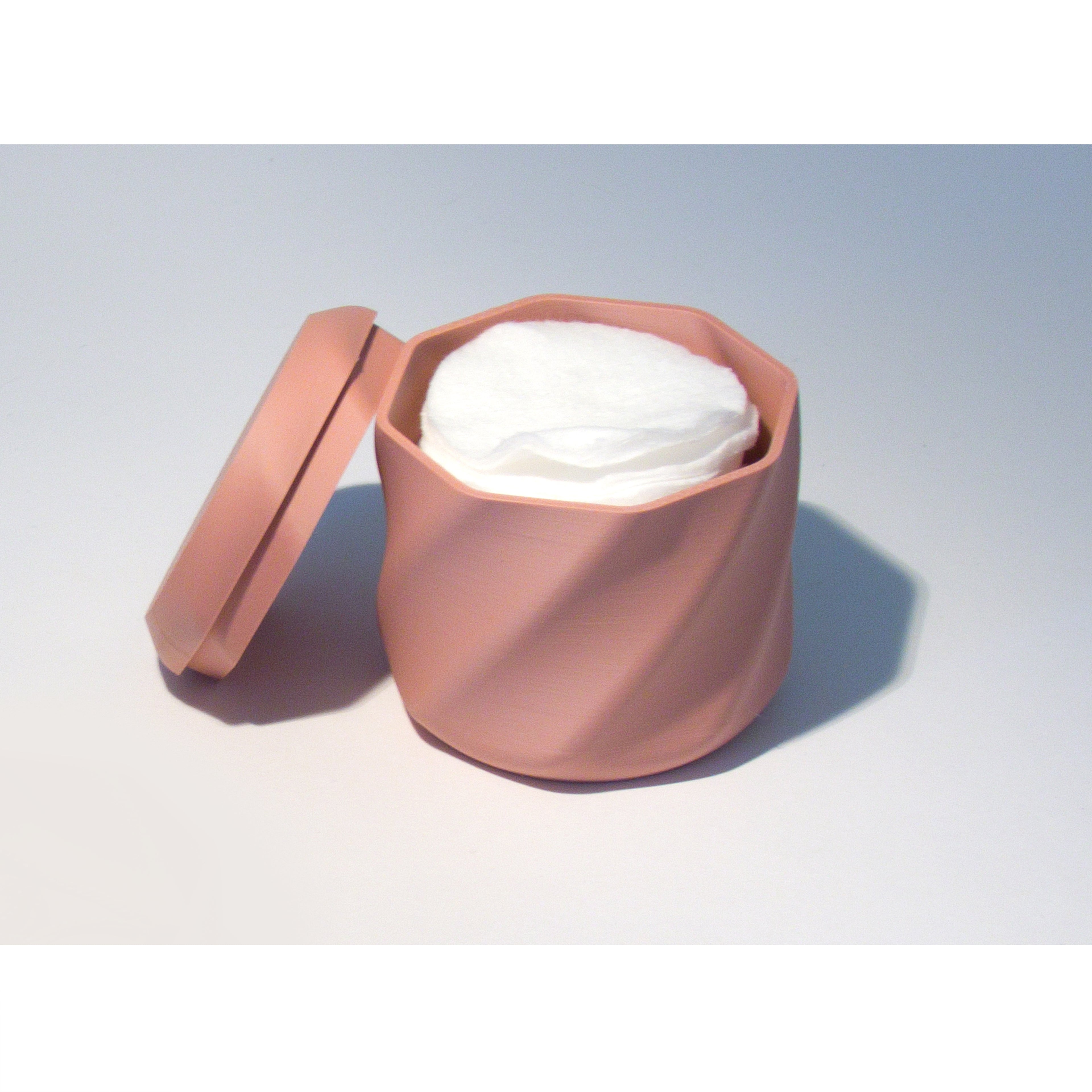 Octagonal Box for Cotton Pads