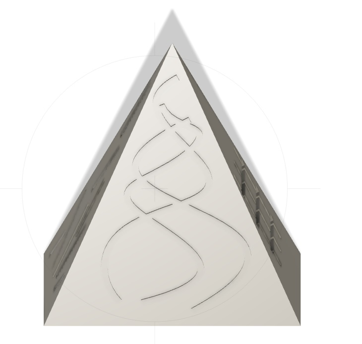 Pyramid Glow Lamp with Bambulab Remote Control Led