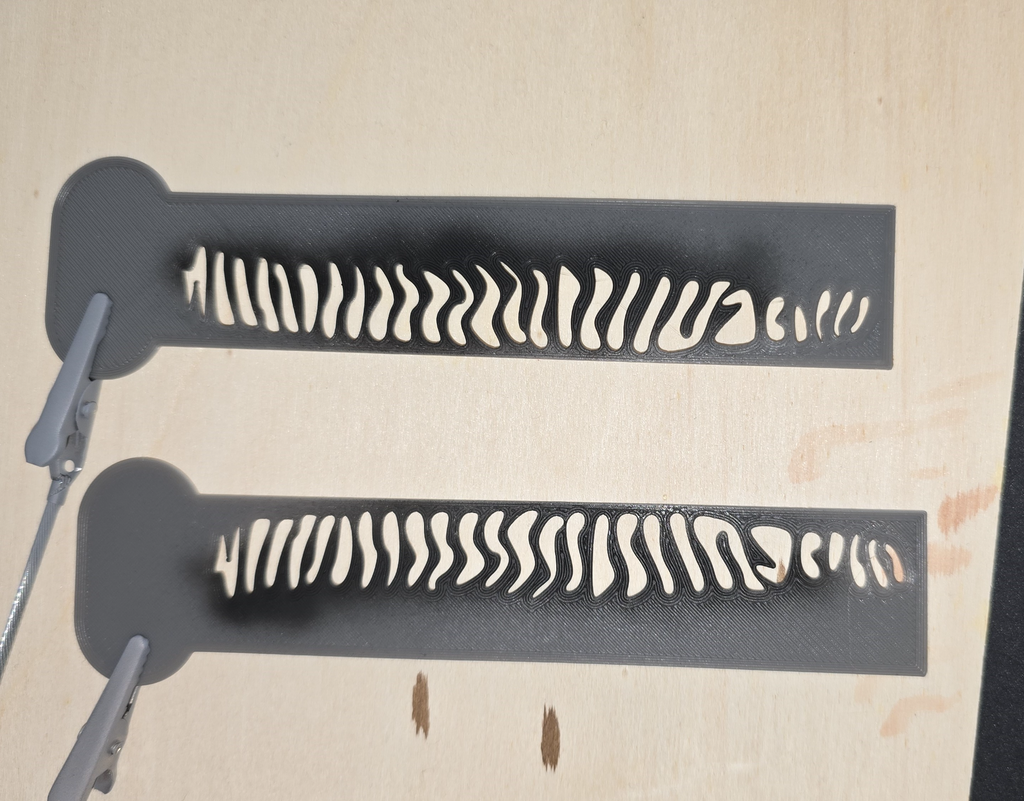 Airbrush mackerel stencil