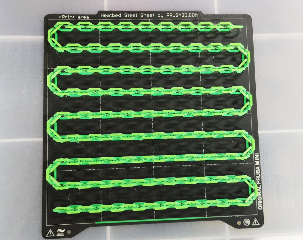 236cm/7'9" Long Hex Chain for MINI - Print in place