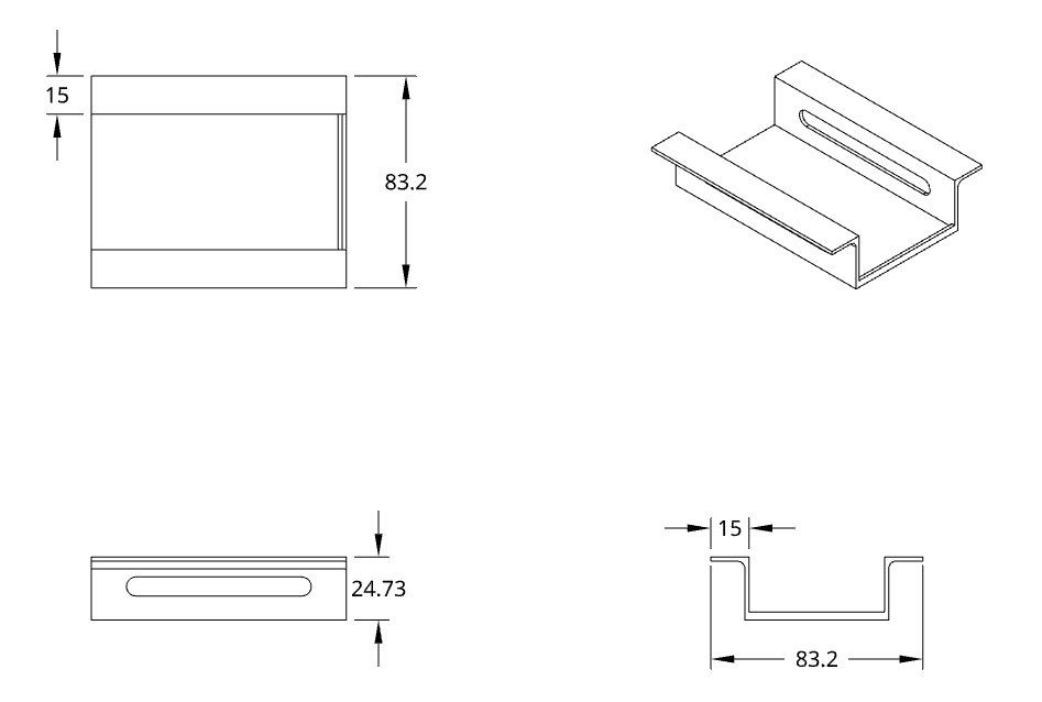 Simple under the desk drawer