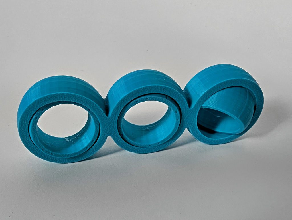 Triple Spinner Fidget Toy (Compact Version)