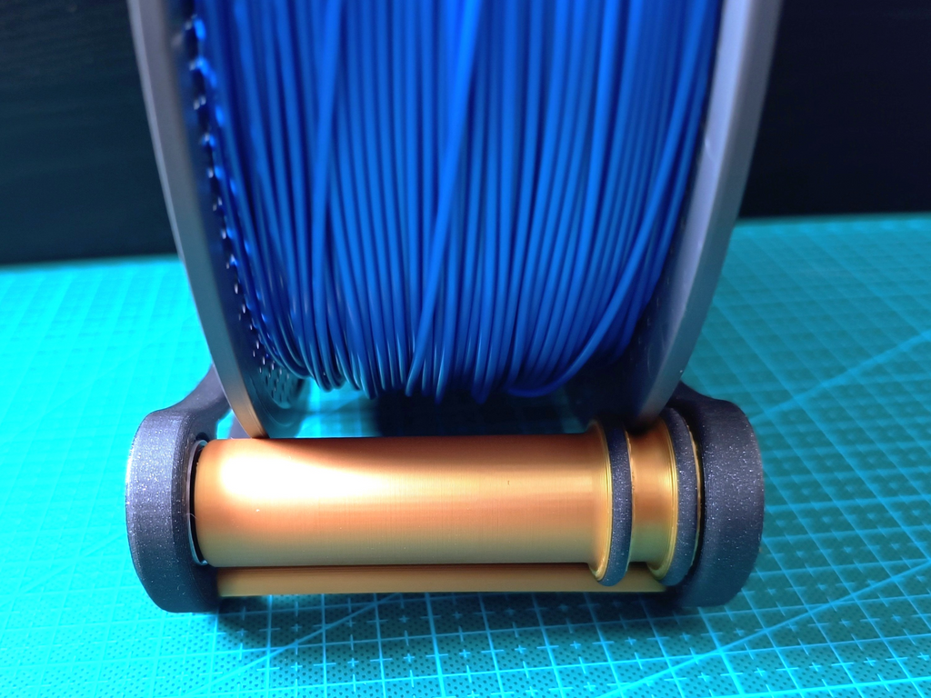 Spool roller, filament holder, spool holder