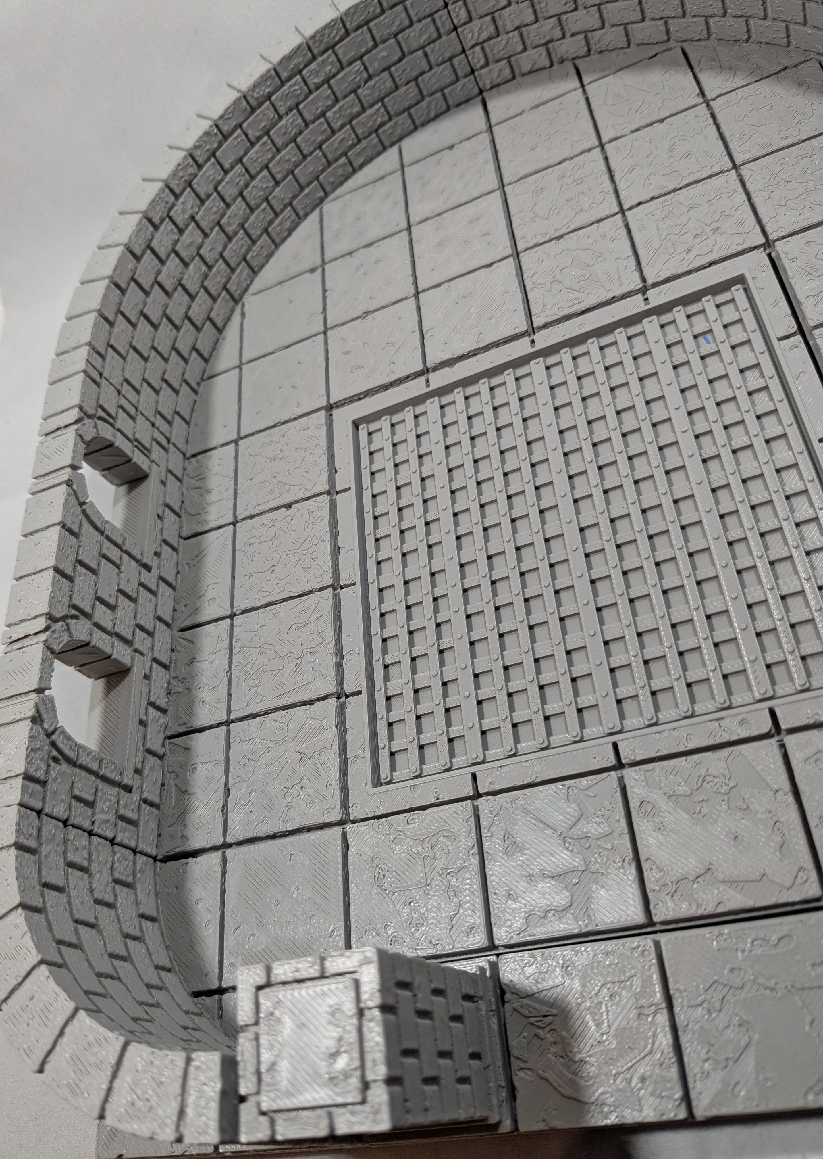 Cut Stone curved wall (OpenLOCK system)