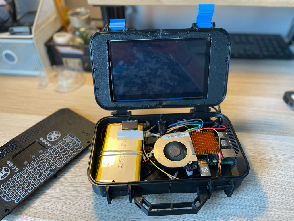 rugged raspberry pi laptop