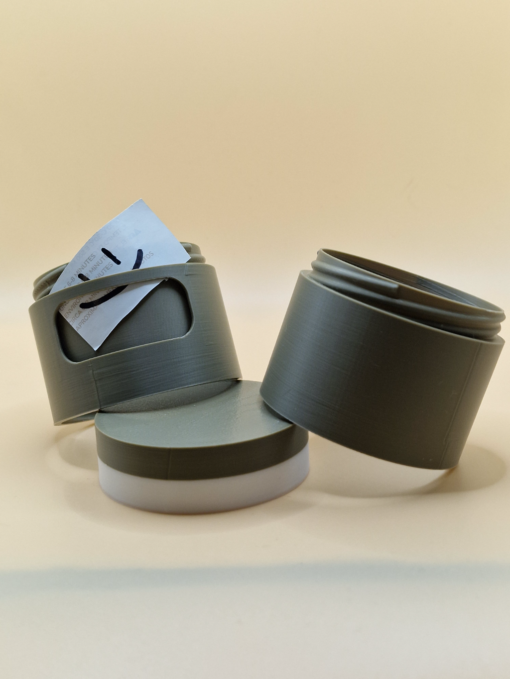 Stackable Screw-Together Round Storage Boxes