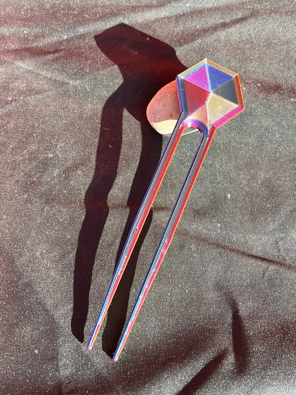 hair sticks, basic geometric shapes